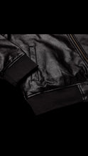Load image into Gallery viewer, FLORES LEATHER BOMBER JACKET