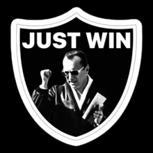 Load image into Gallery viewer, JUST WIN STICKER